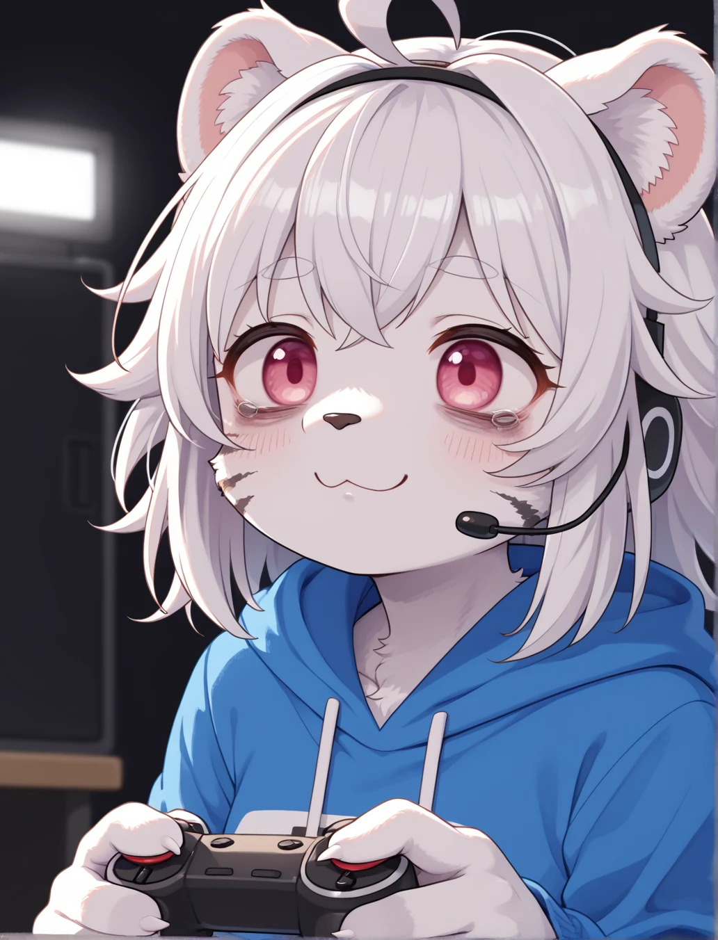 cutesy-1girl-hannah-furry-female-white-8f1502 on WAI-ANI-PONYXL