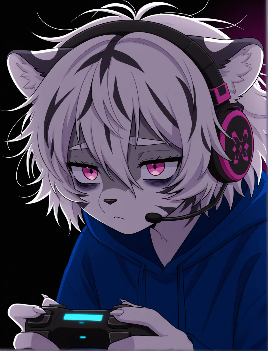 cutesy-1girl-hannah-furry-female-white-8f1502 on WAI-illustrious-SDXL