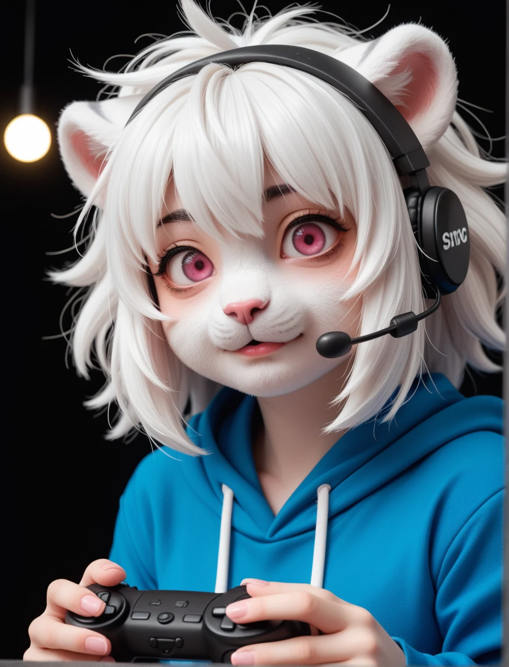 cutesy-1girl-hannah-furry-female-white-8f1502 on WAI-REAL_CN