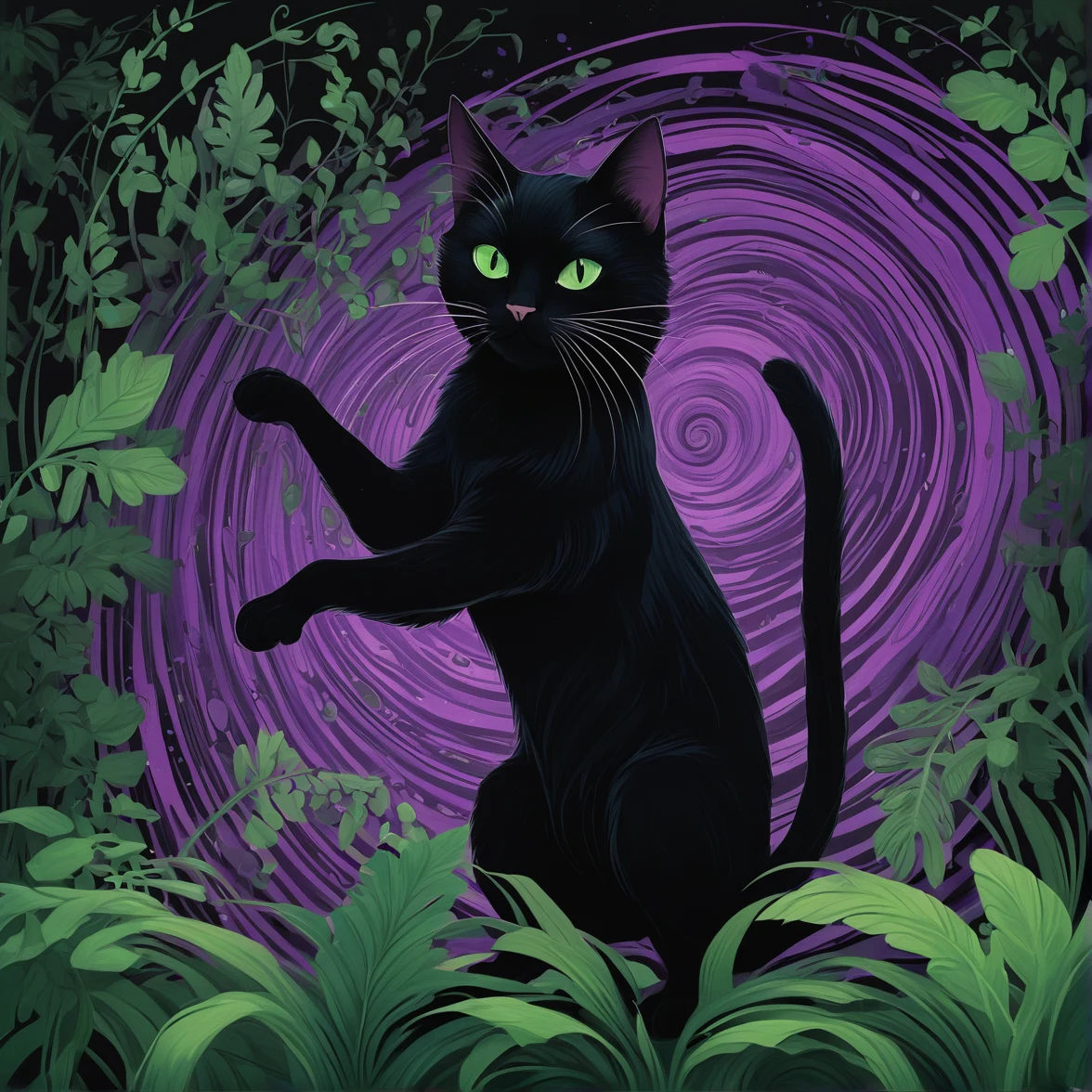 cutesy-aliasing-painterly-art-deco-black-ed71ec on Juggernaut XL