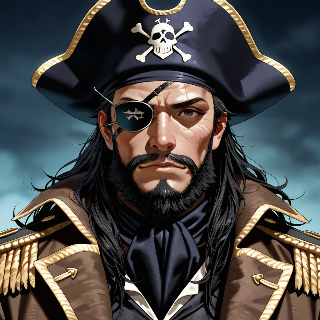 detailed-photorealistic-image-closeup-portrait-pirate-1a8496 on Copax TimeLess