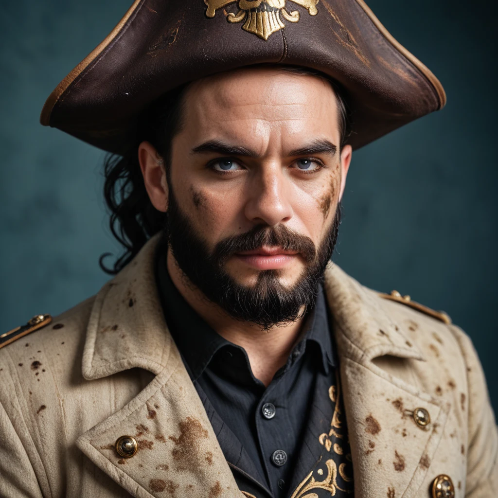 detailed-photorealistic-image-closeup-portrait-pirate-1a8496 on CyberRealistic Pony