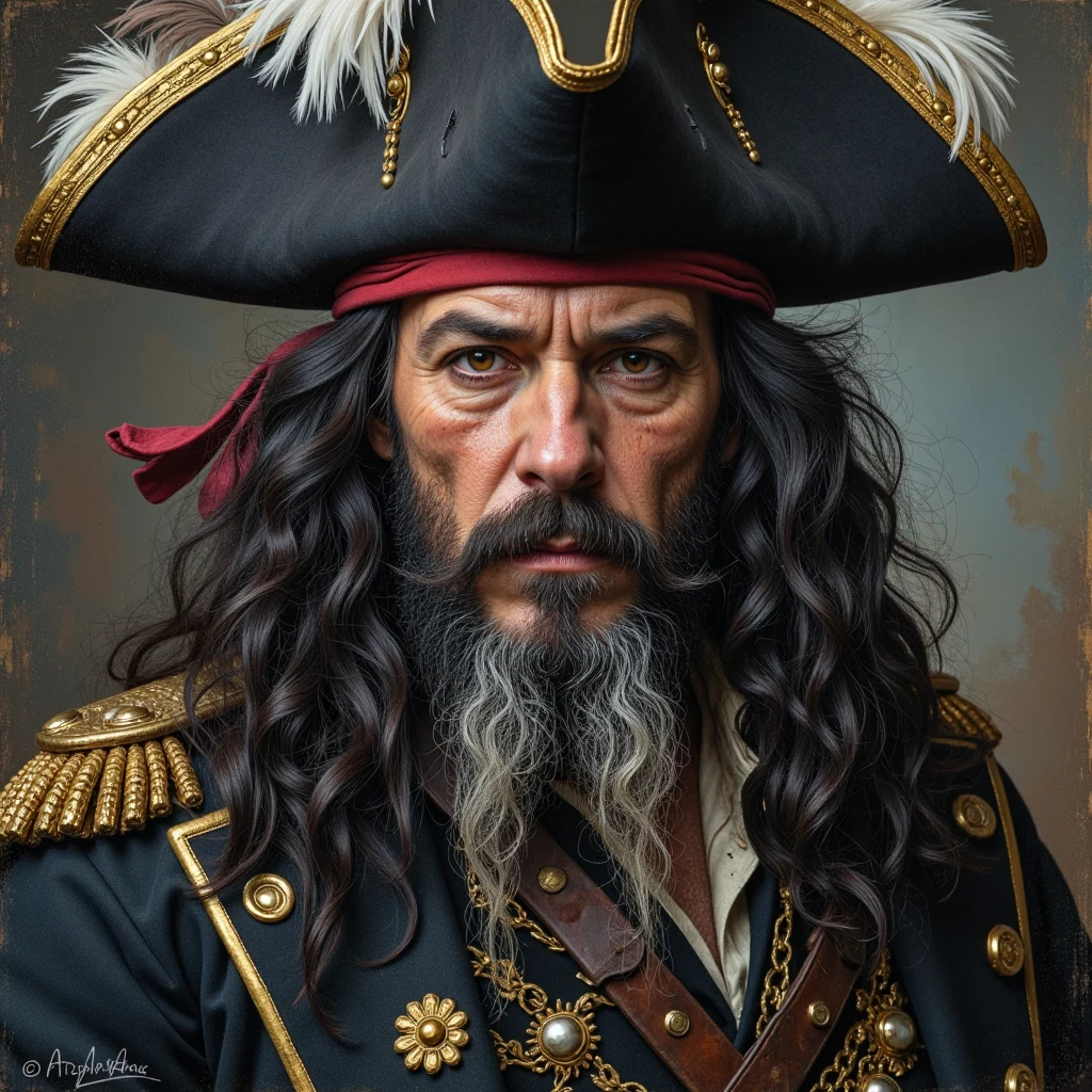 detailed-photorealistic-image-closeup-portrait-pirate-1a8496 on Jib Mix Flux