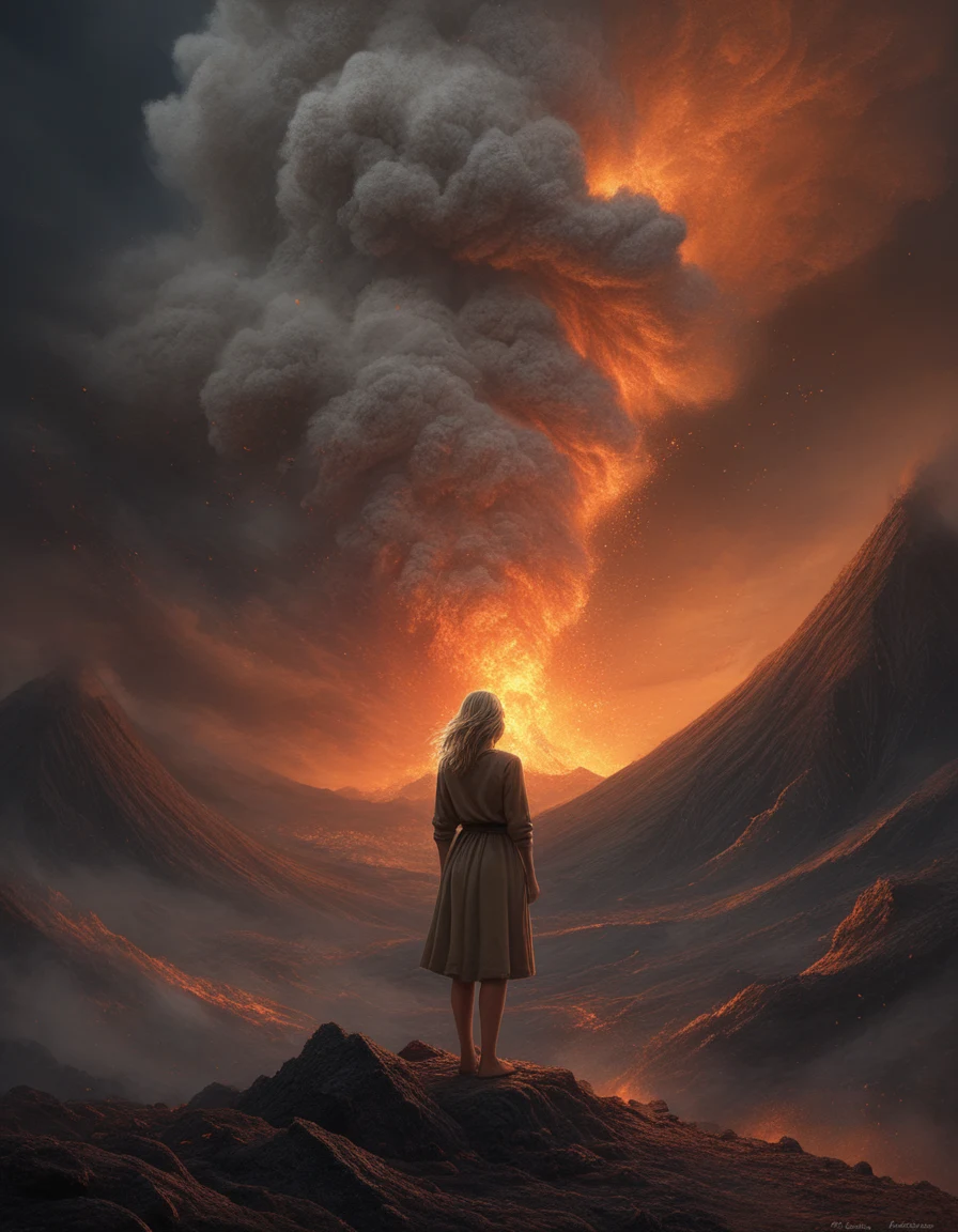digital-painting-amidst-volcano-fury-young-2fab4c on Art Universe