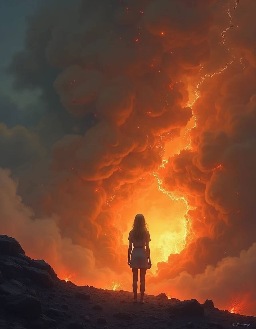 digital-painting-amidst-volcano-fury-young-2fab4c on FLUX.1 [dev]