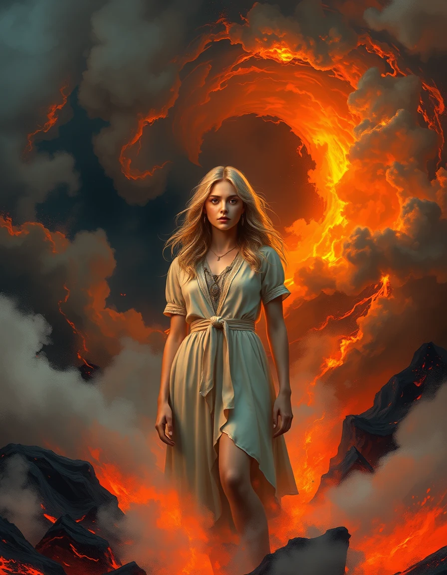 digital-painting-amidst-volcano-fury-young-2fab4c on FLUX.1 [schnell]