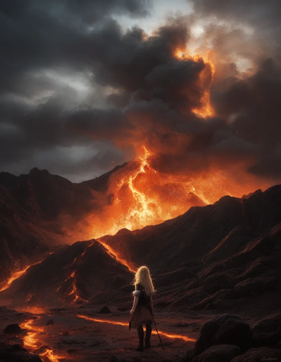 digital-painting-amidst-volcano-fury-young-2fab4c on Pony Realism 🔮