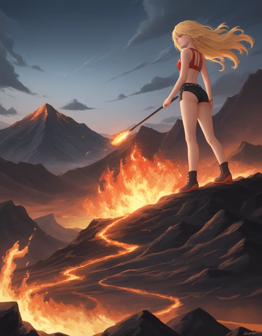 digital-painting-amidst-volcano-fury-young-2fab4c on Prefect Pony XL