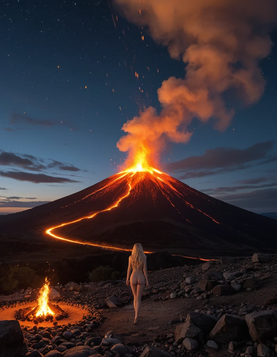 digital-painting-amidst-volcano-fury-young-2fab4c on Realism Illustrious By Stable Yogi