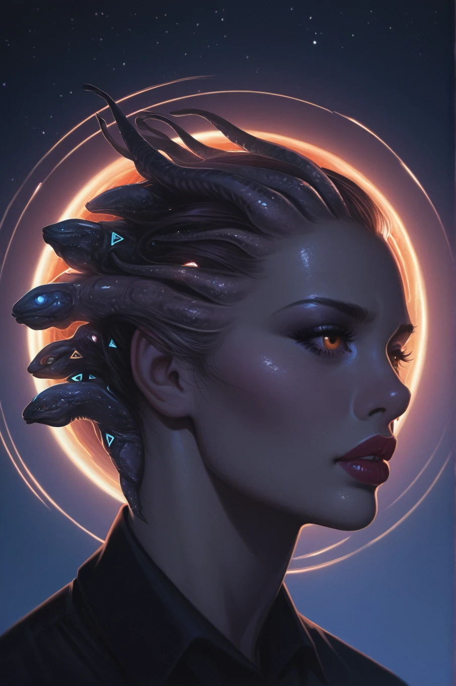 dynamic-composition-raw-photography-for-instagram-ff859f on Indigo Void Furry Fused XL / Furry NoobAI