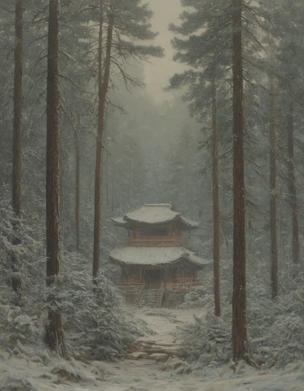 east-asian-architecture-classical-oil-painting-2ca016 on Art Universe