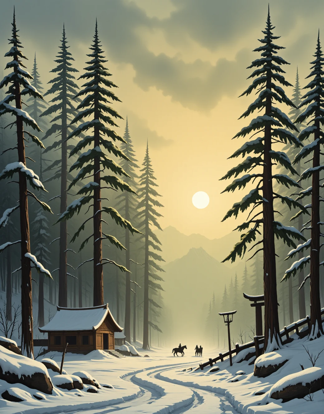 east-asian-architecture-classical-oil-painting-2ca016 on FenrisXL + Flux