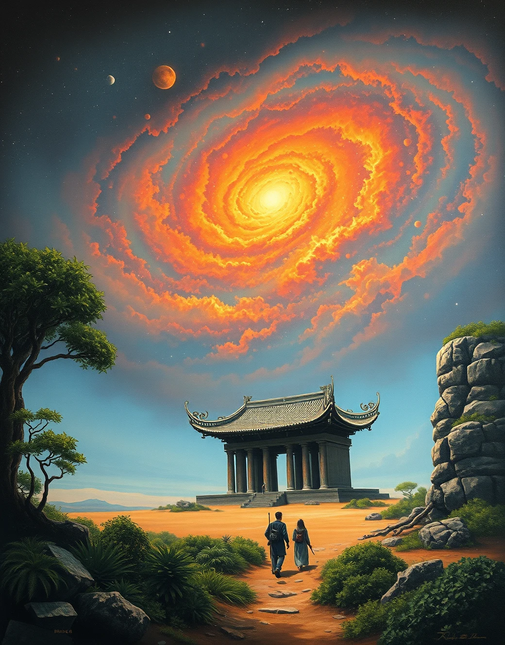 east-asian-architecture-classical-oil-painting-3220de on FLUX.1 [schnell]