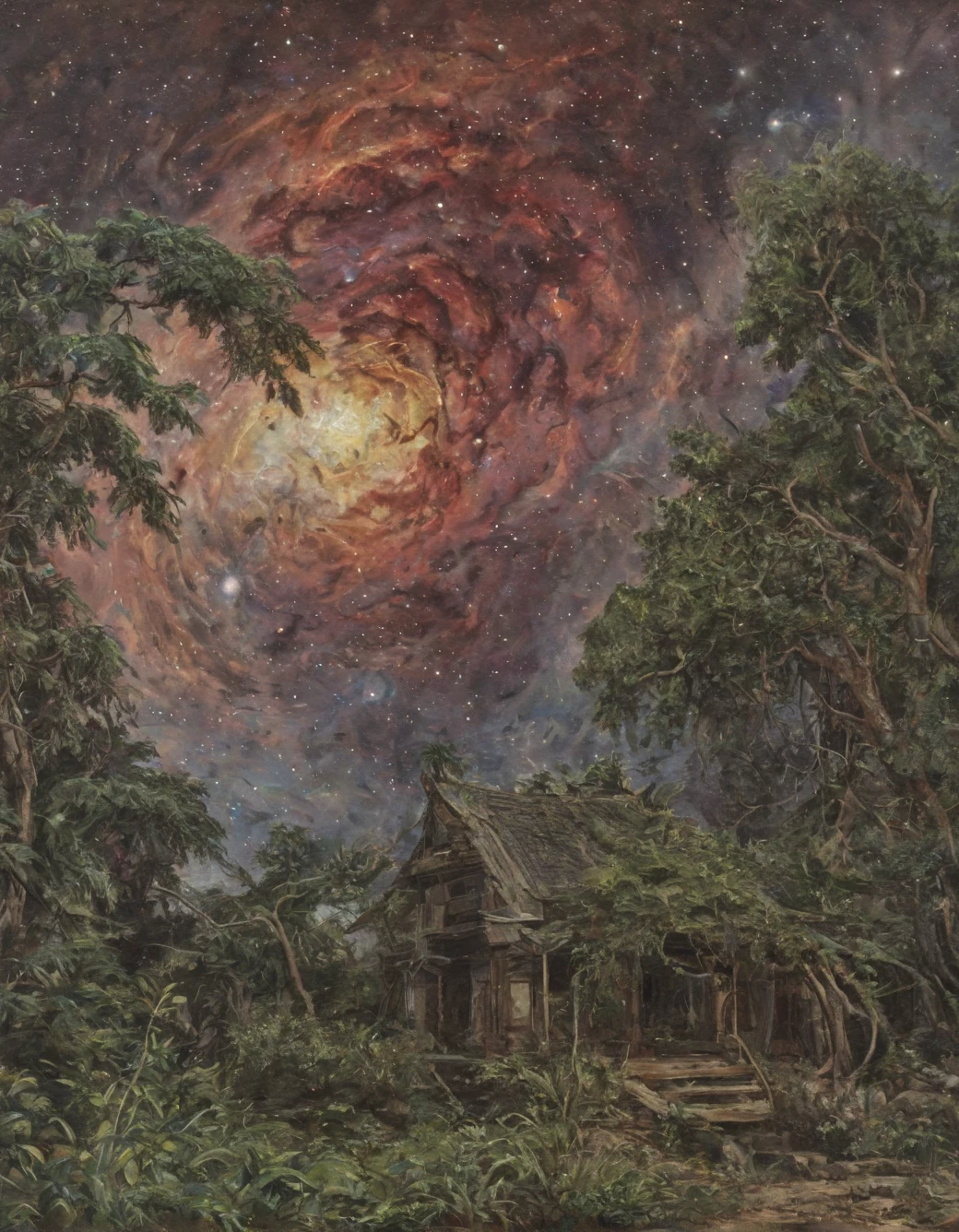 east-asian-architecture-classical-oil-painting-3220de on Jib Mix Realistic XL