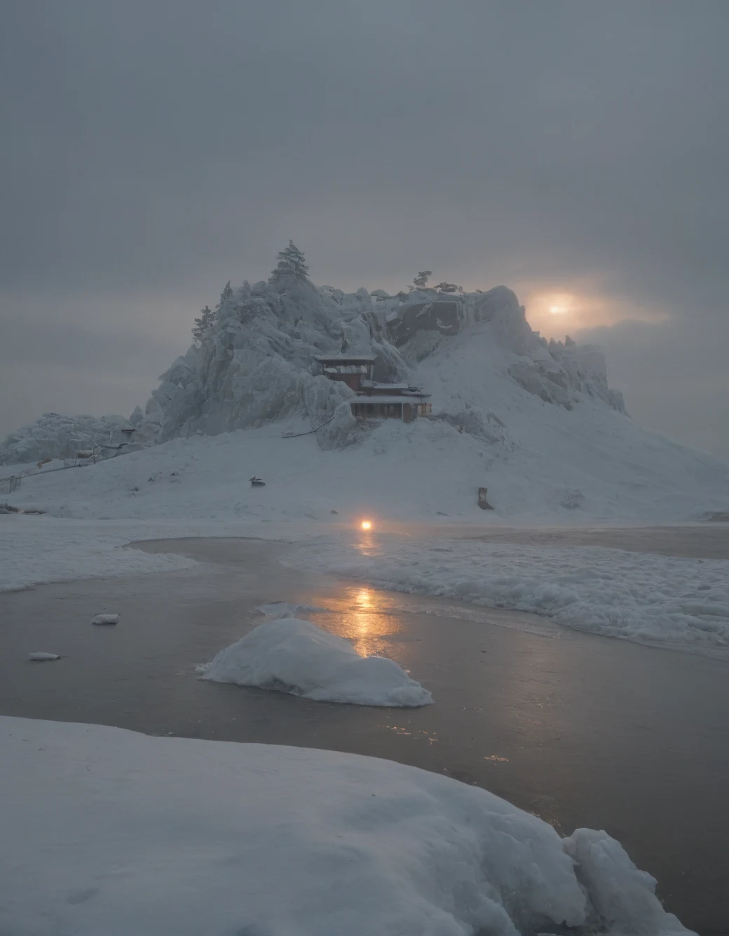 east-asian-architecture-classical-oil-painting-3899df on CyberRealistic Pony