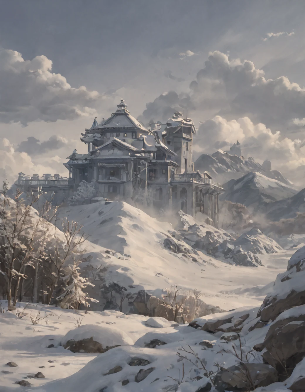 east-asian-architecture-classical-oil-painting-3899df on WAI-ANI-PONYXL