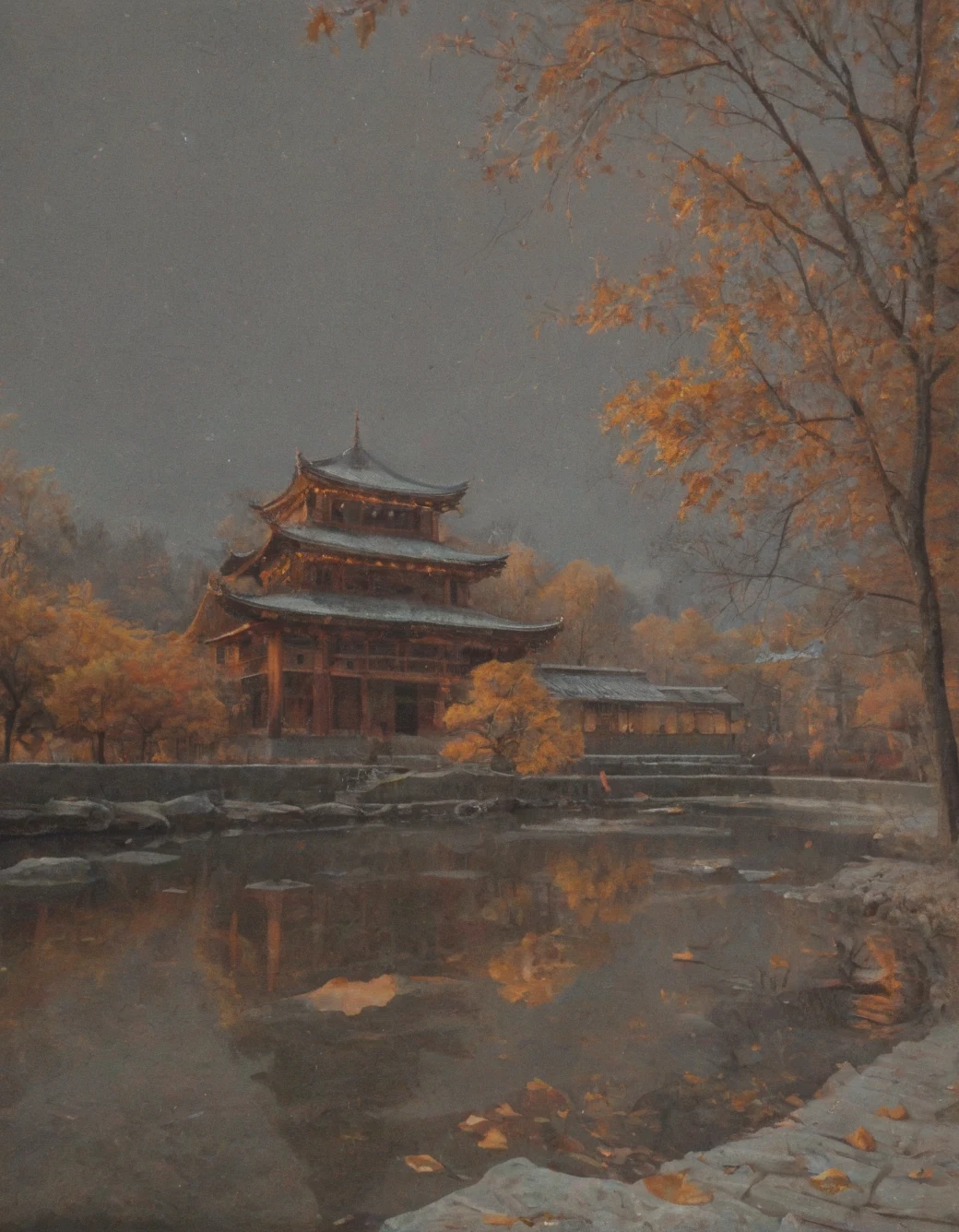 east-asian-architecture-classical-oil-painting-8776d7 on Babes By Stable Yogi (Pony)