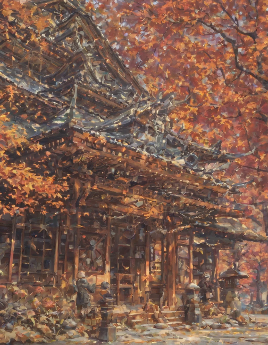 east-asian-architecture-classical-oil-painting-8776d7 on Copax TimeLess