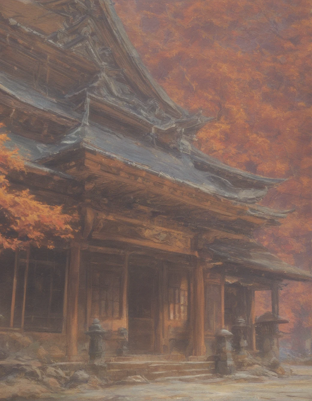 east-asian-architecture-classical-oil-painting-8776d7 on WAI-illustrious-SDXL