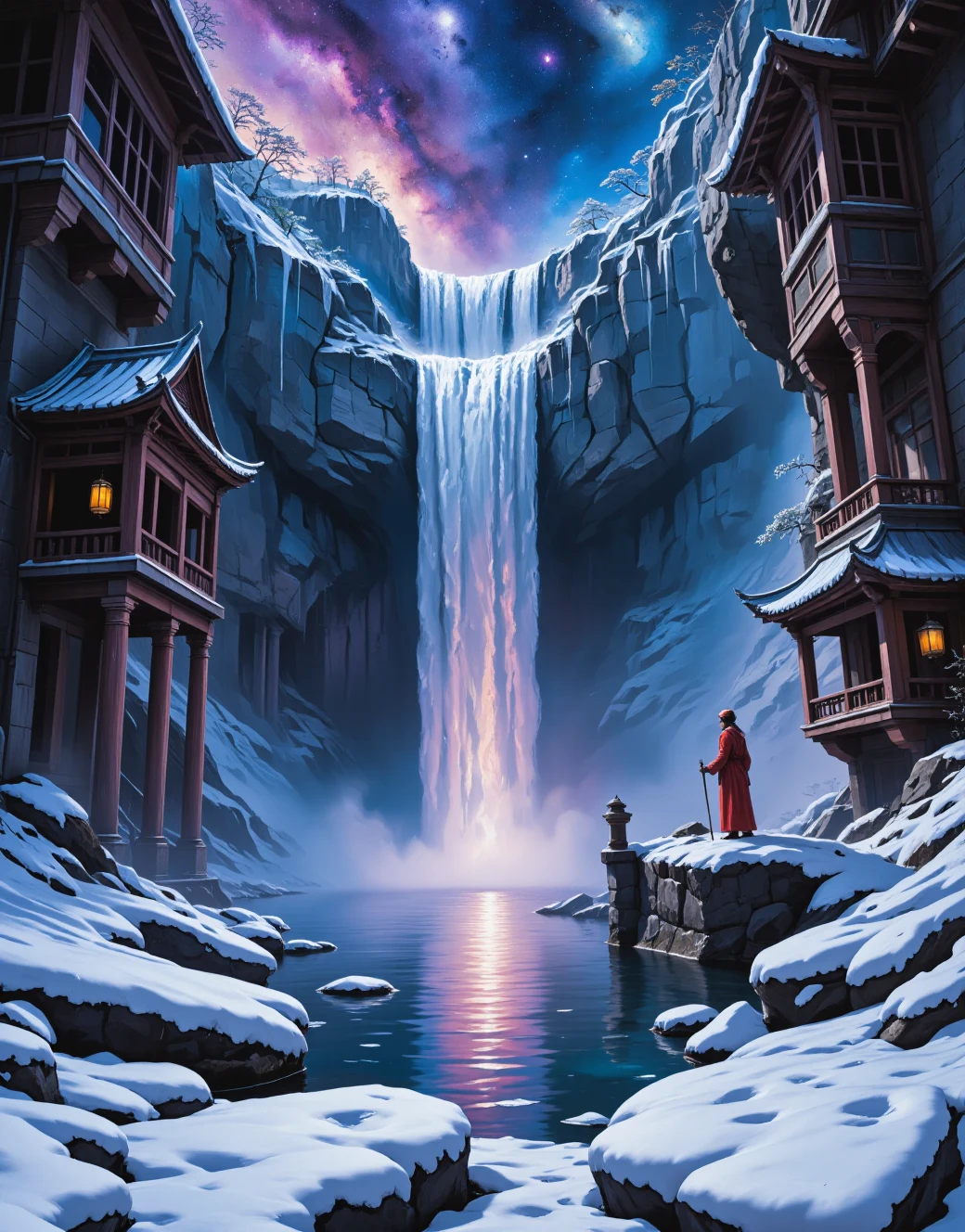 east-asian-architecture-classical-oil-painting-c9e87b on FenrisXL + Flux