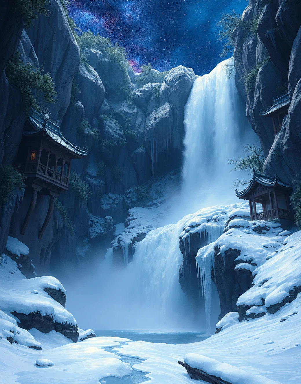 east-asian-architecture-classical-oil-painting-c9e87b on FLUX.1 [schnell]