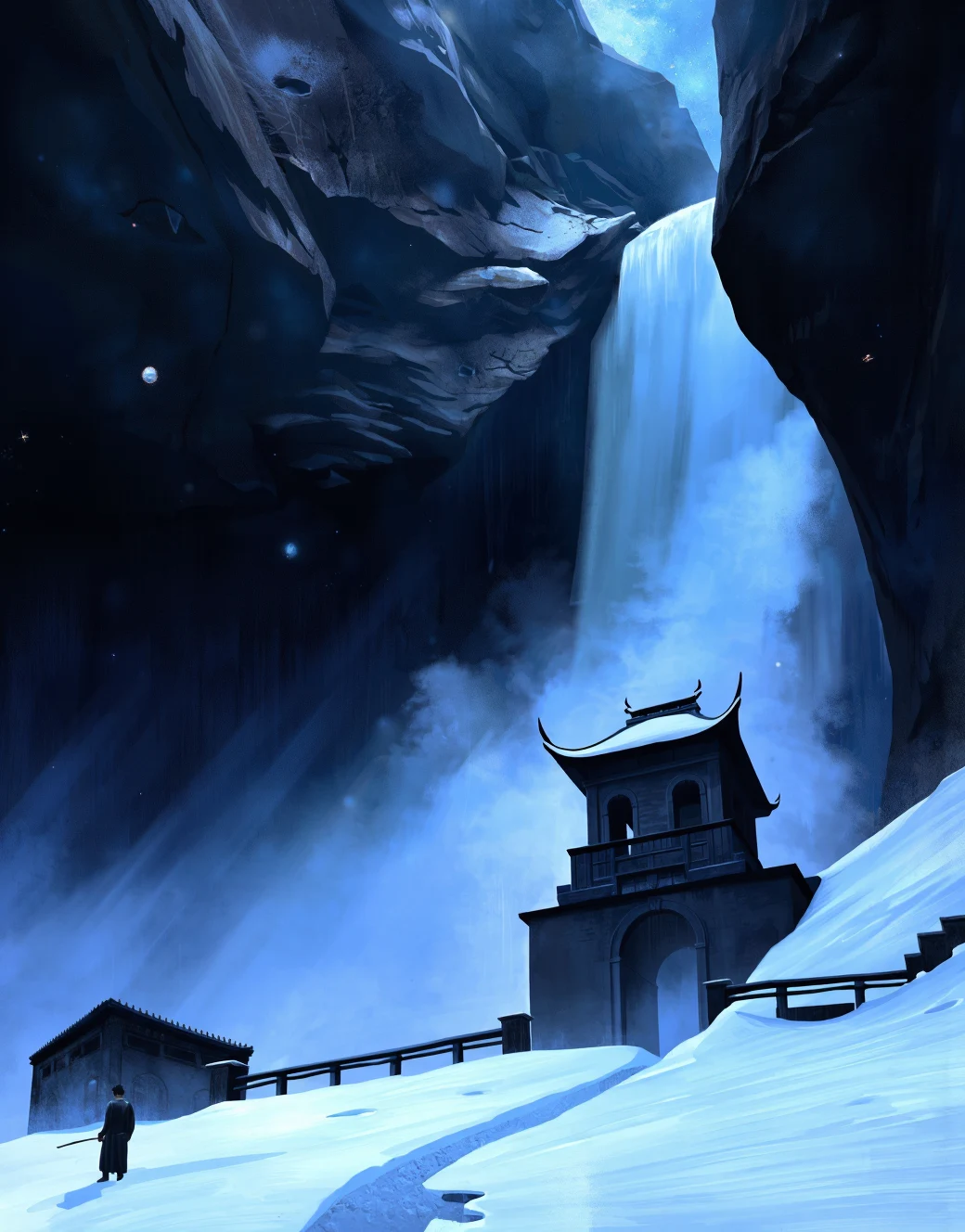 east-asian-architecture-classical-oil-painting-c9e87b on PixelWave