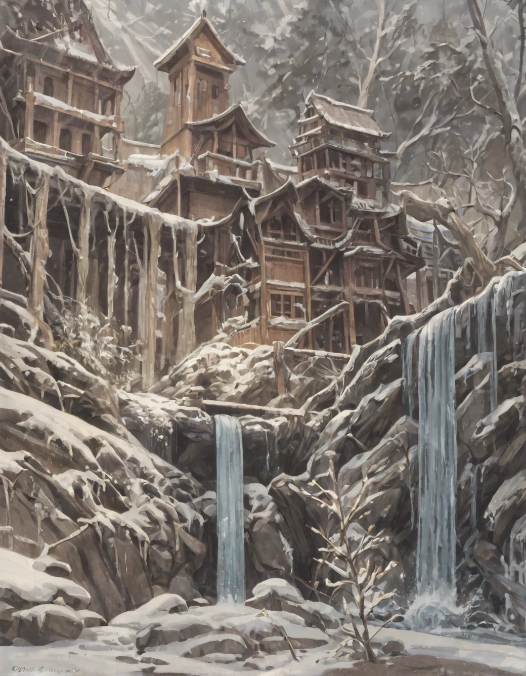 east-asian-architecture-classical-oil-painting-c9e87b on WAI-ANI-PONYXL