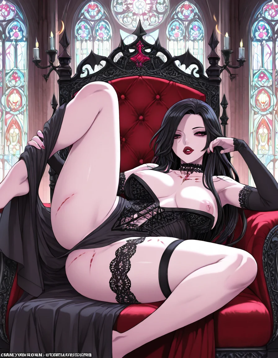 fantasy-dark-erotic-pale-gothic-vampire-79e8b7 on WAI-illustrious-SDXL