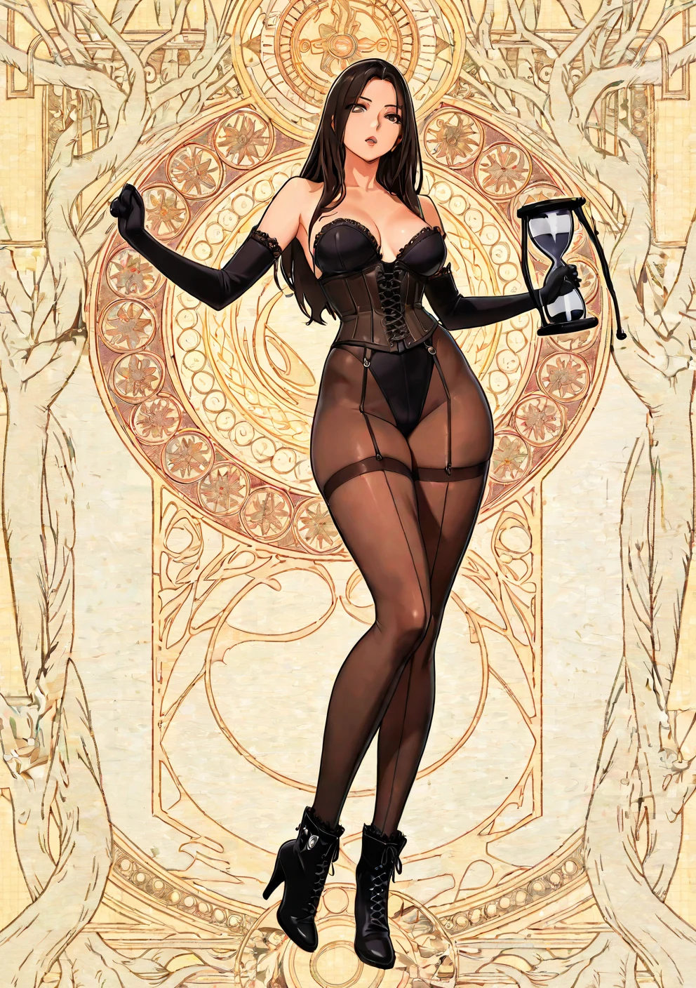 full-length-portrait-pinup-dark-bouffant-99cddd on Copax TimeLess