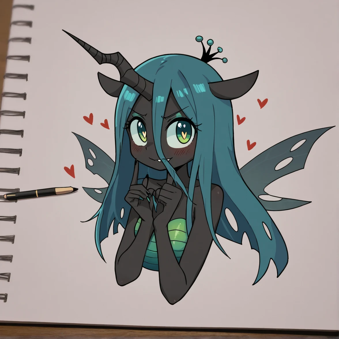 furry-female-anthro-queen-chrysalis-mlp-f3a971 on boleromix(Pony)