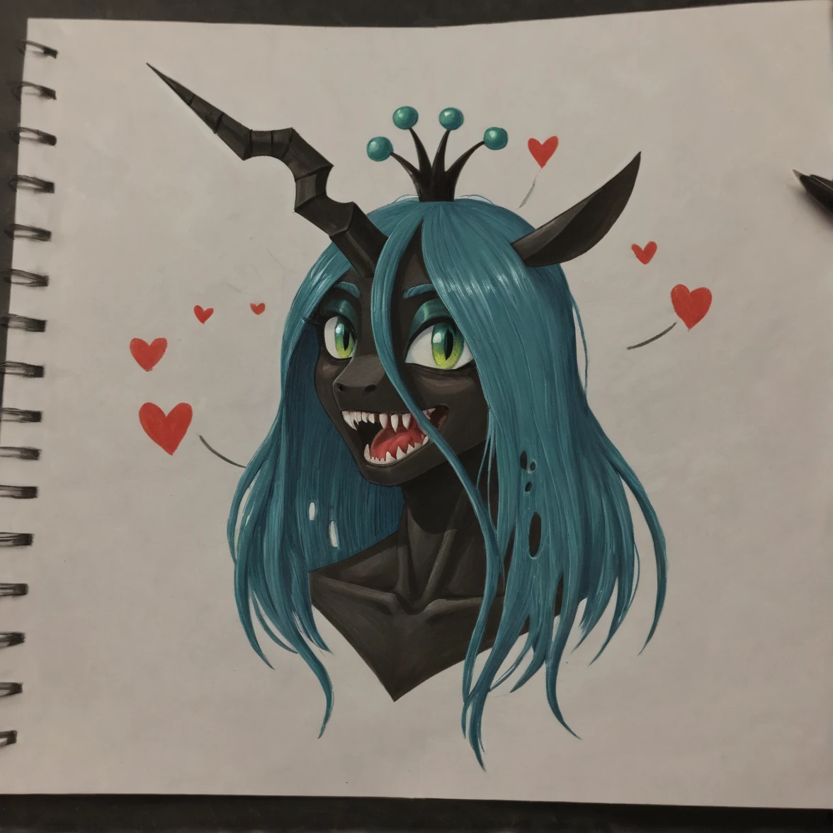 furry-female-anthro-queen-chrysalis-mlp-f3a971 on Realism By Stable Yogi (Pony)