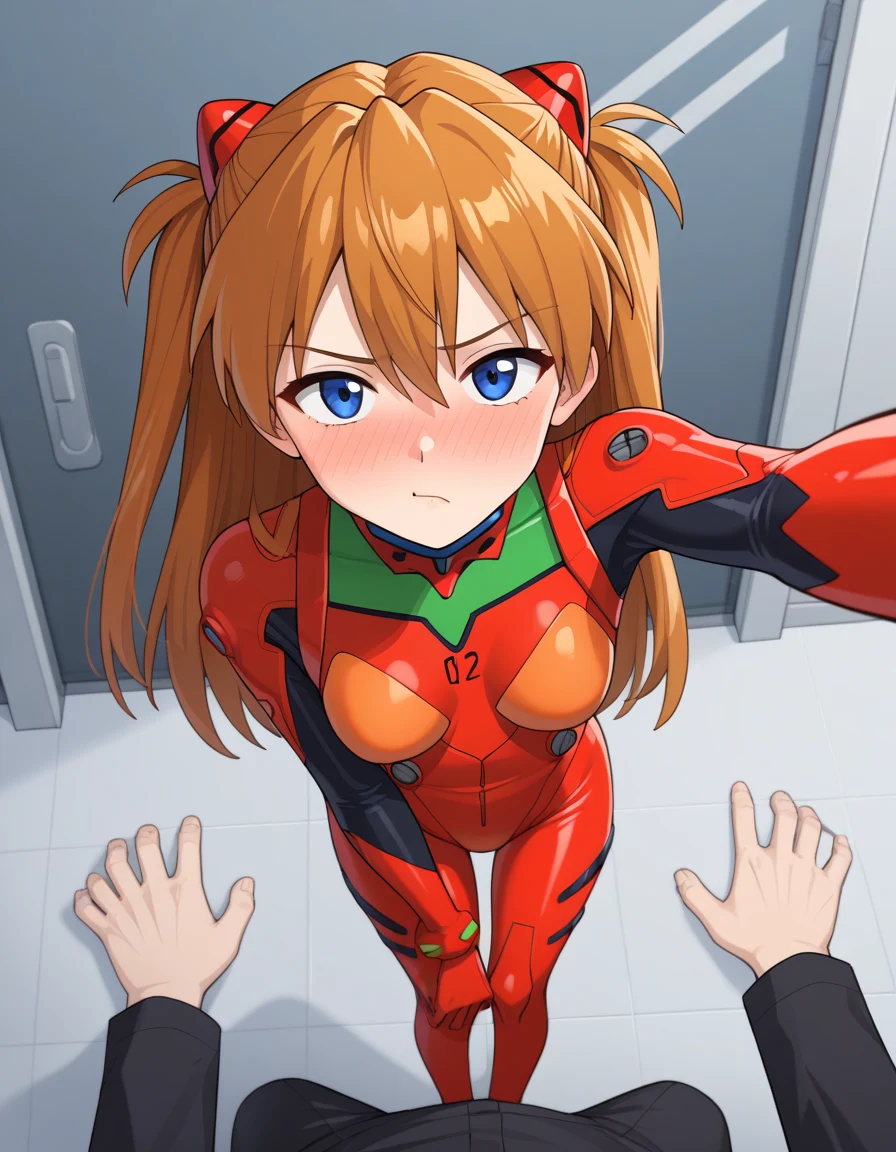 huggedpov-from-above-1girl-1boy-standing-44b407 on boleromix(Pony)