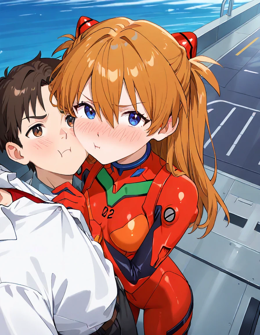 huggedpov-from-above-1girl-1boy-standing-44b407 on Cat Tower (NoobAI XL checkpoint)