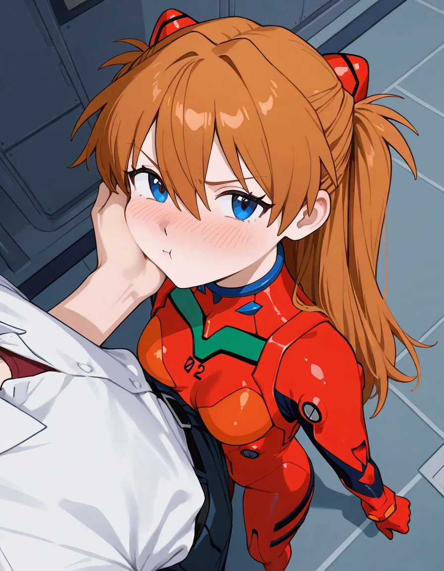 huggedpov-from-above-1girl-1boy-standing-44b407 on Nova Anime XL