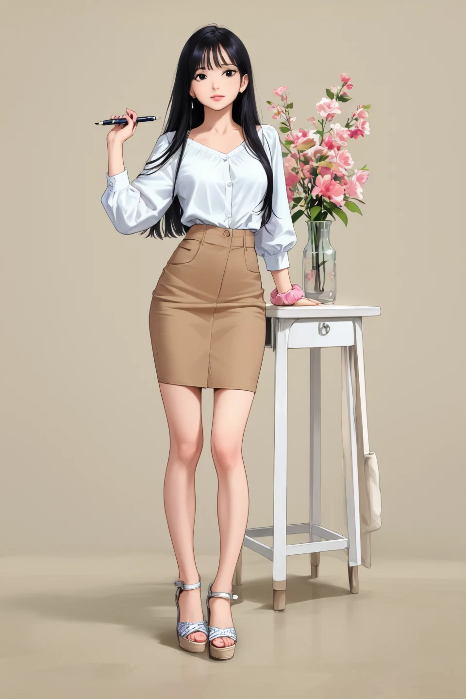 korean-woman-black-eyes-black-hair-99d8a0 on ✨ JANKU Trained + Chenkin & NoobAI + RouWei Illustrious XL ✨