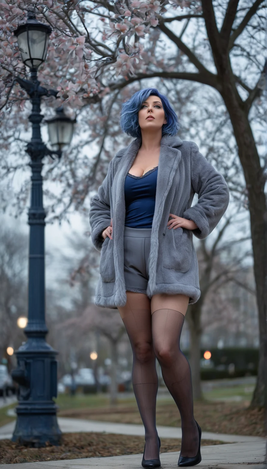 lapis-lazuli-1girl-bare-tree-black-557faa on Art Universe