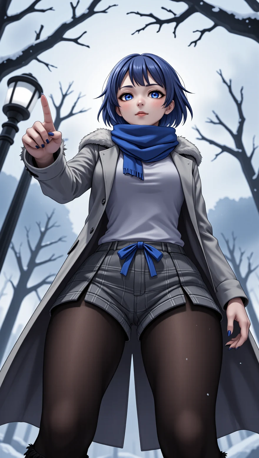 lapis-lazuli-1girl-bare-tree-black-557faa on FenrisXL + Flux