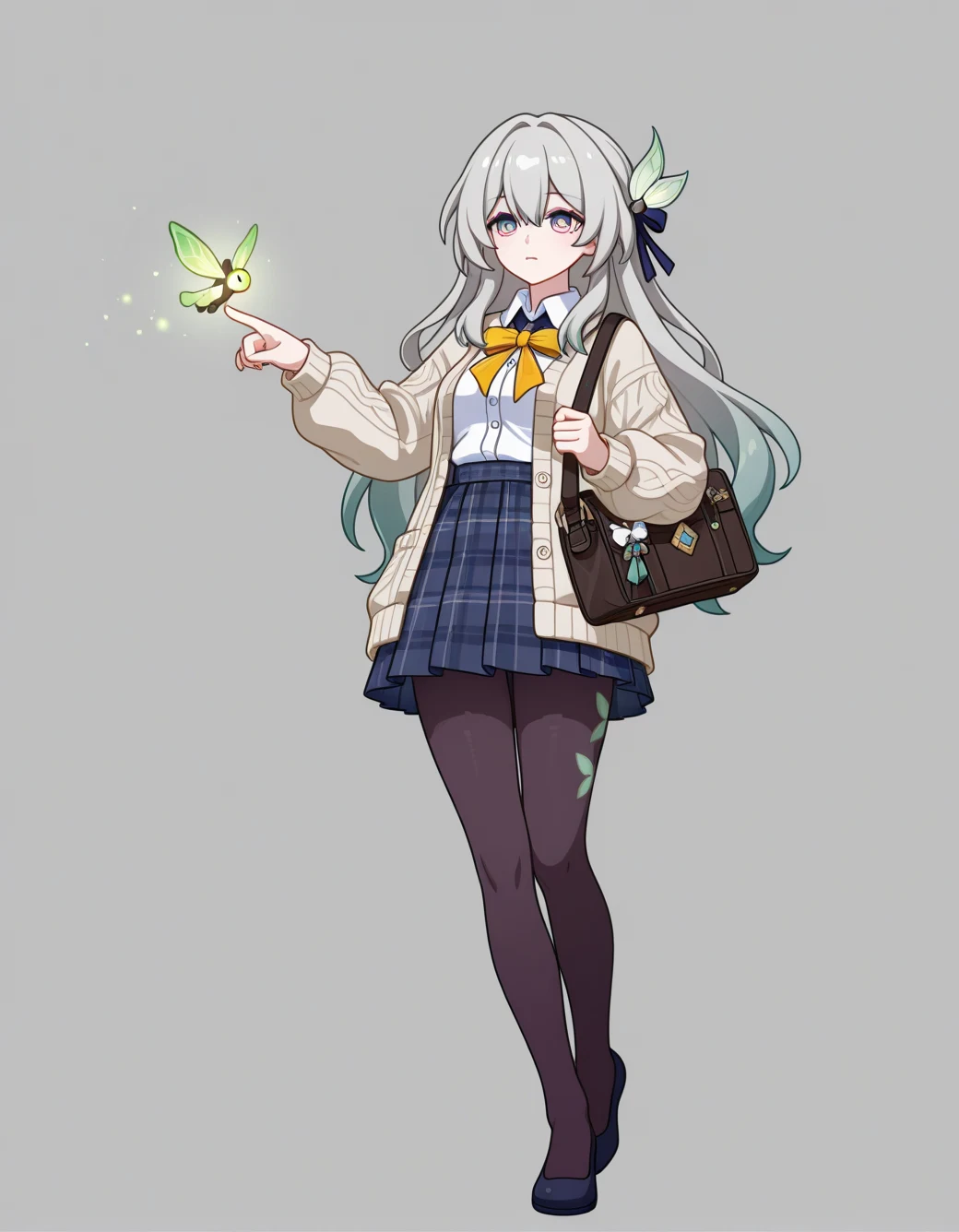 lazypos-1girl-pleated-plaid-skirt-long-83a6ad on Mol_Keun Mix