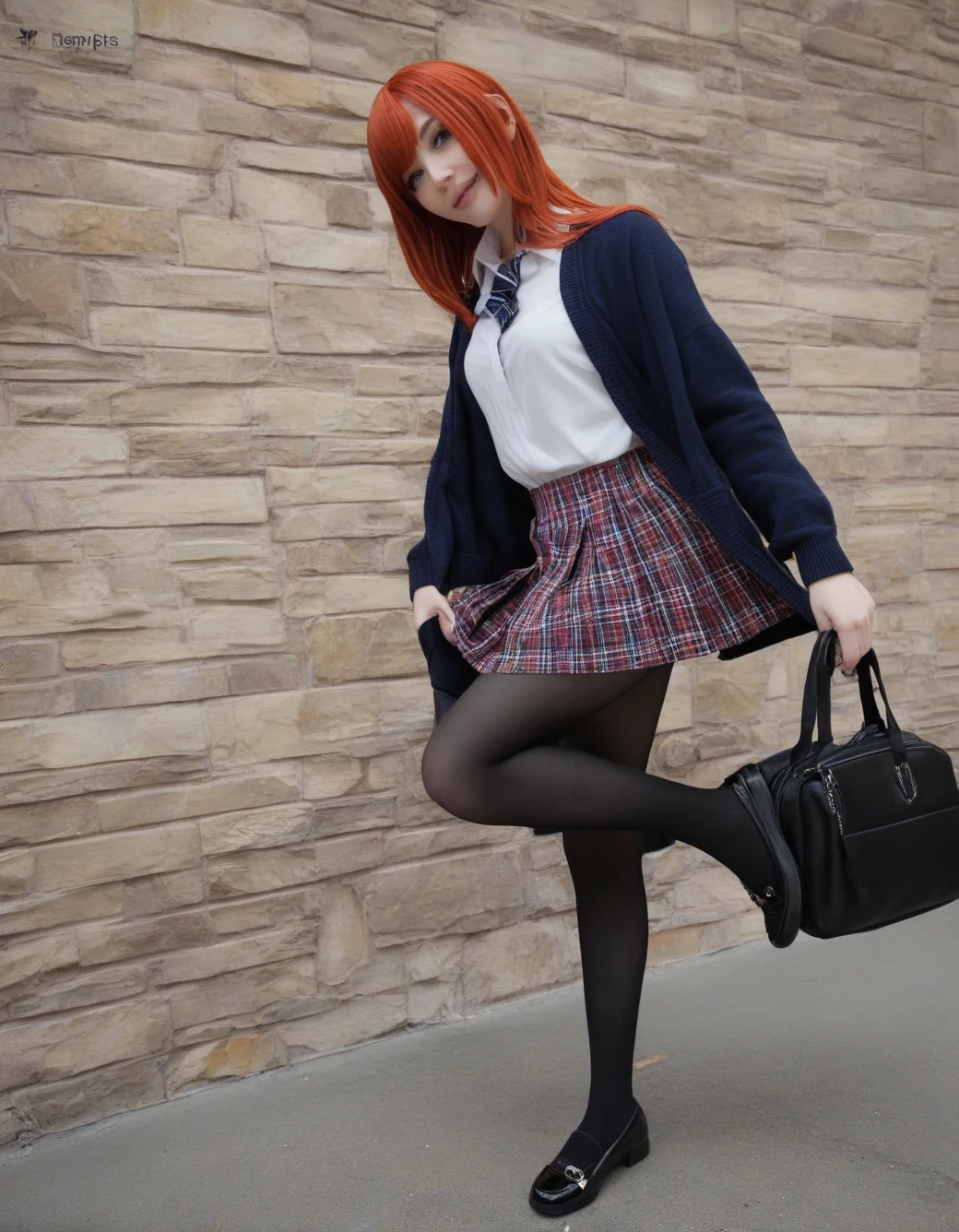 lazypos-1girl-pleated-plaid-skirt-long-83a6ad on The Araminta Experiment (SDXL+Flux)