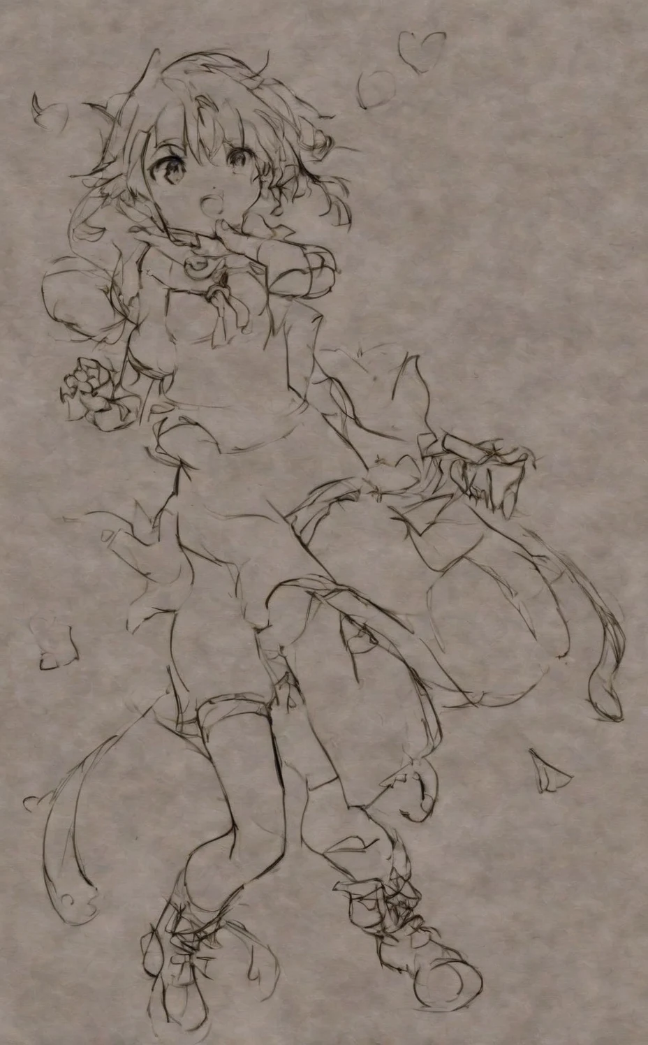 lora-3774-3774_illu-flat-color-sketch-a0f745 on Pony Diffusion XL