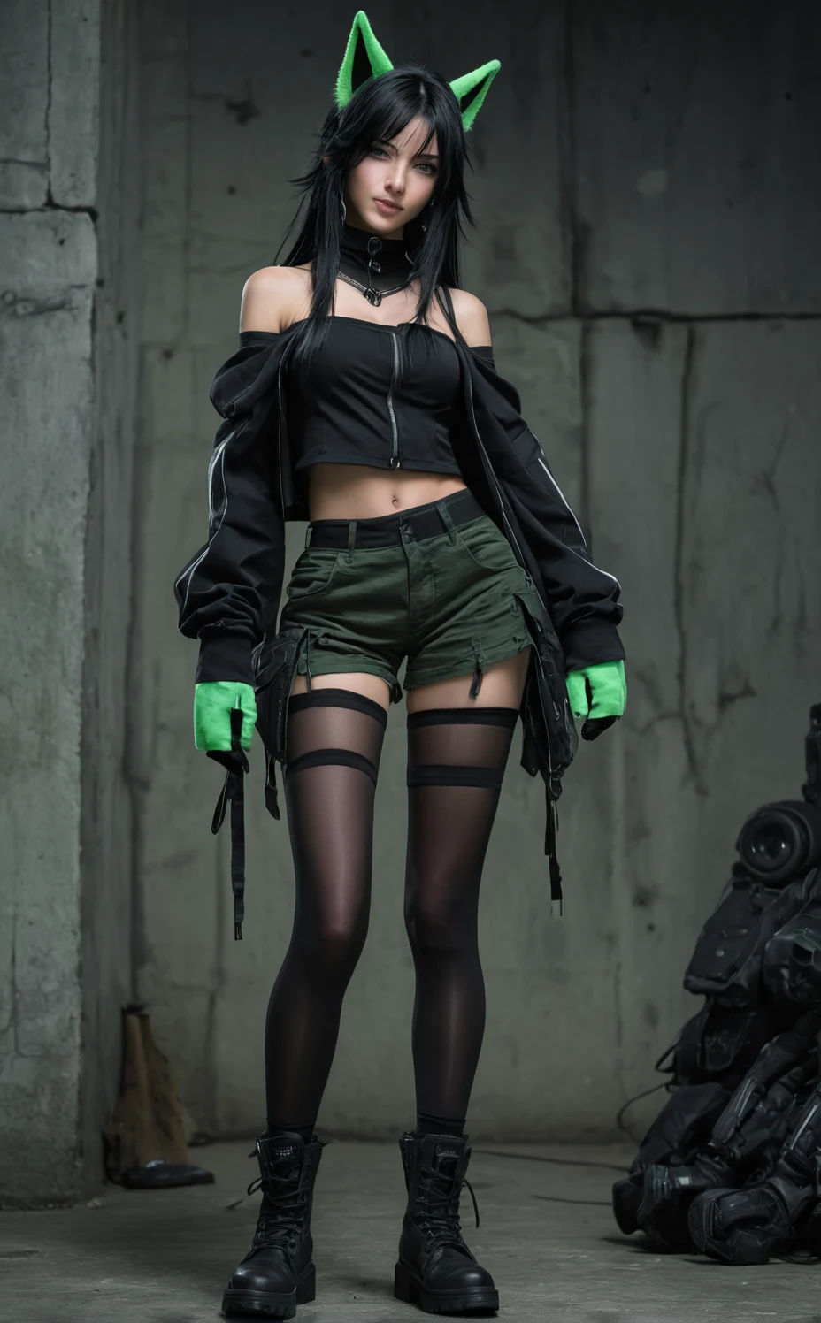 lora-mon3tr-2026-long-black-hair-ff1345 on Art Universe