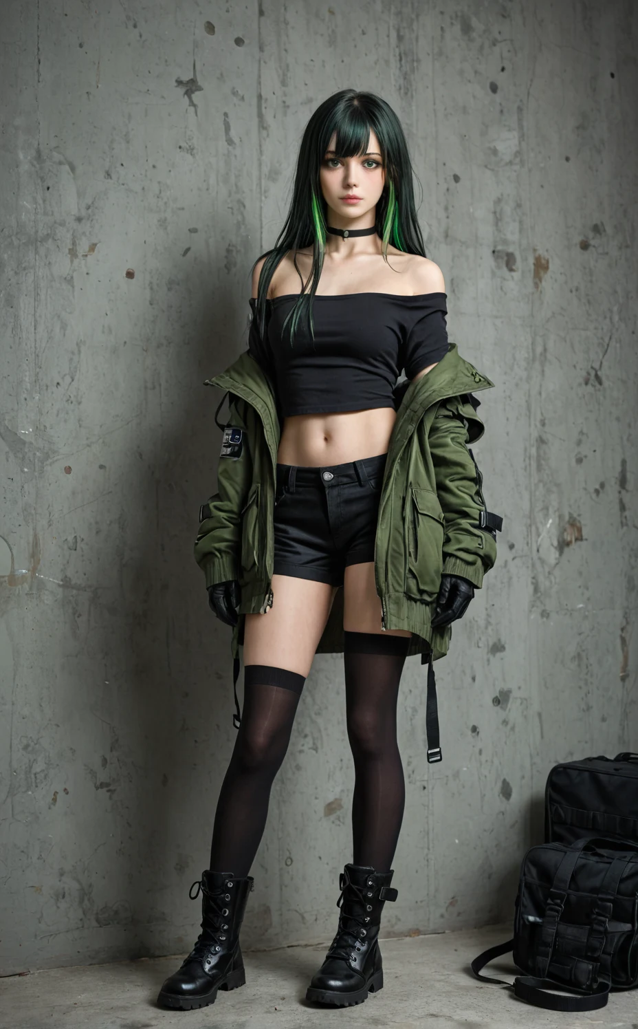 lora-mon3tr-2026-long-black-hair-ff1345 on CyberRealistic Pony