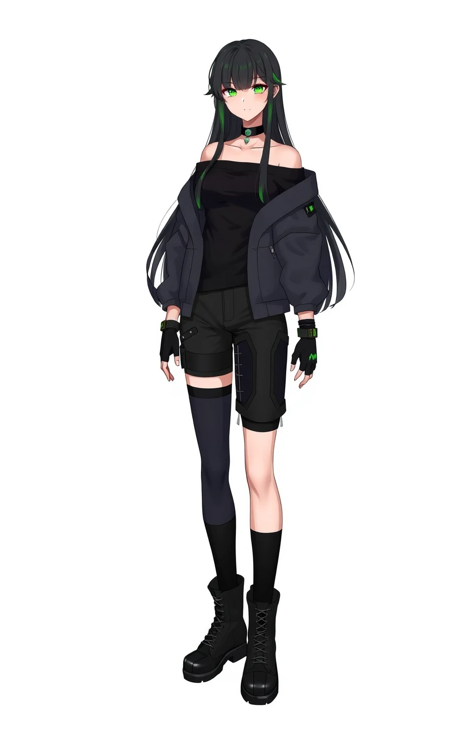 lora-mon3tr-2026-long-black-hair-ff1345 on FLUX.1 [schnell]