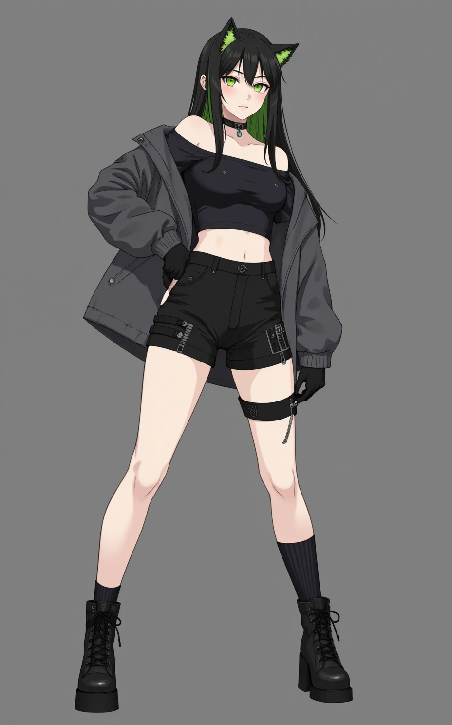 lora-mon3tr-2026-long-black-hair-ff1345 on Jib Mix Flux