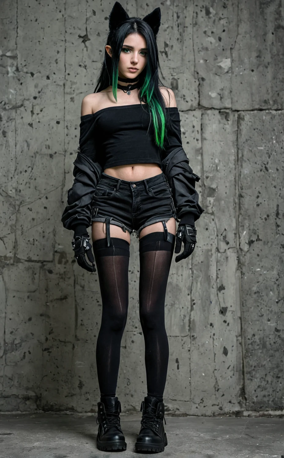 lora-mon3tr-2026-long-black-hair-ff1345 on Jib Mix Realistic XL