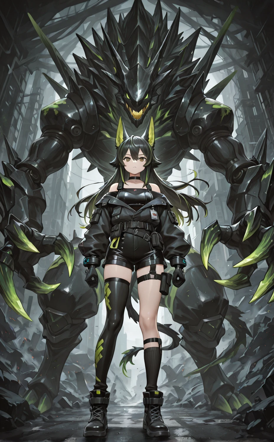 lora-mon3tr-2026-long-black-hair-ff1345 on Nova Furry XL