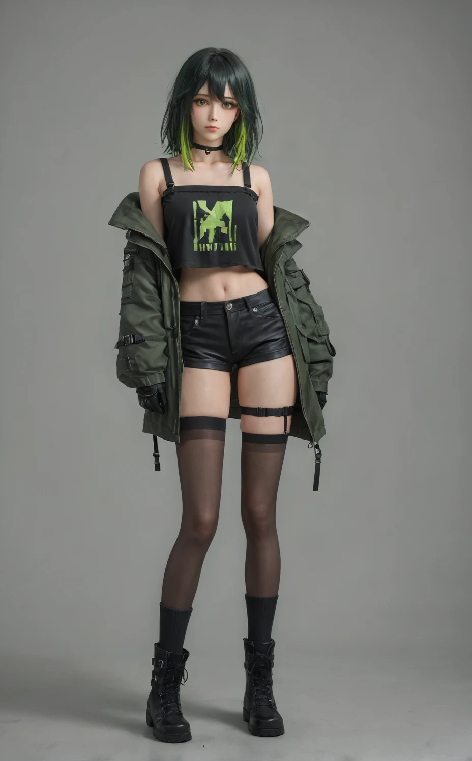 lora-mon3tr-2026-long-black-hair-ff1345 on Realism By Stable Yogi (Pony)