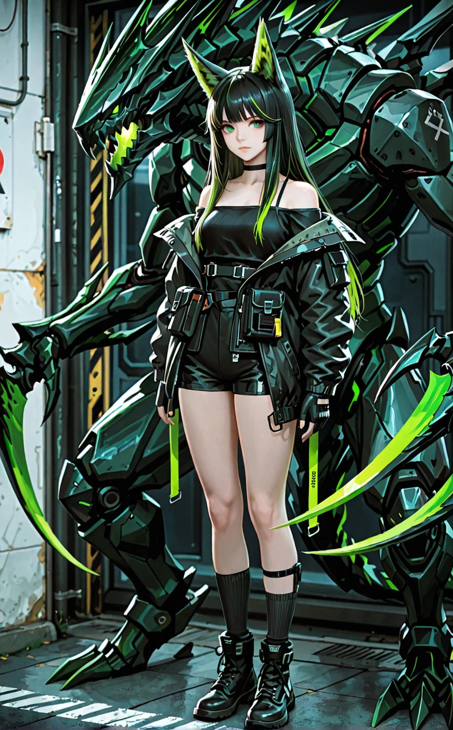 lora-mon3tr-2026-long-black-hair-ff1345 on Uncanny valley