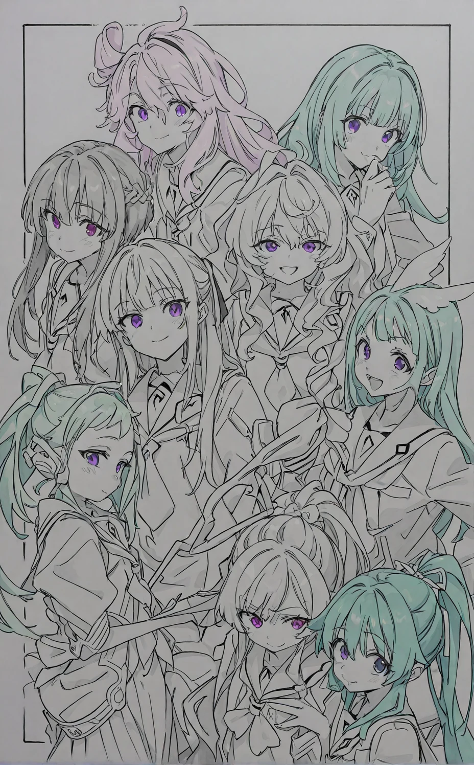 lora-white-teal-hair-high-ponytail-5713b0 on Cat Tower (NoobAI XL checkpoint)