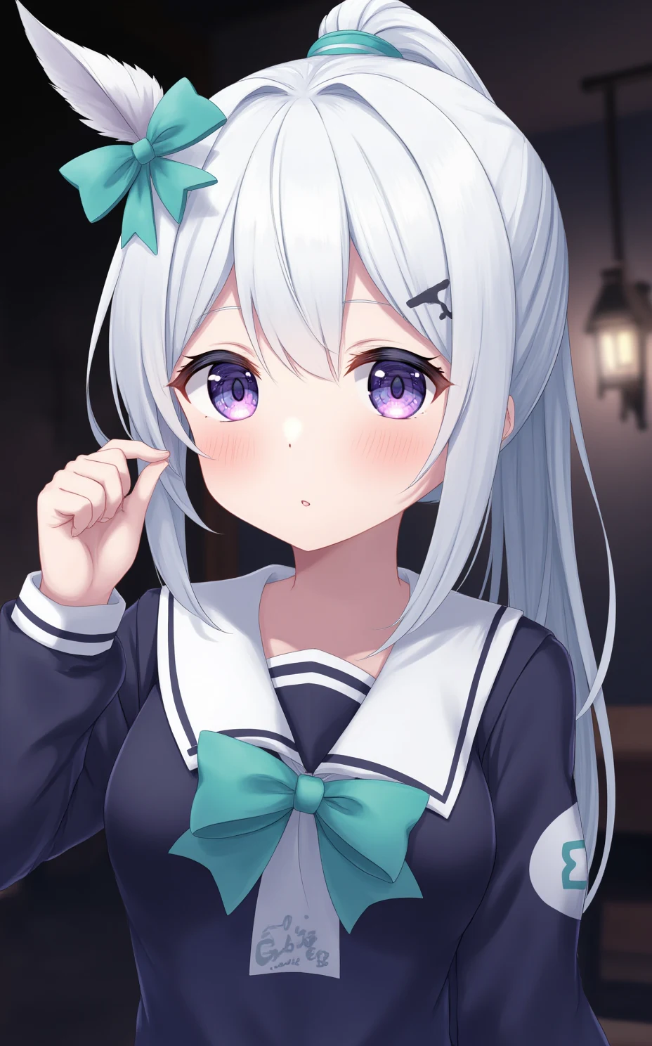 lora-white-teal-hair-high-ponytail-5713b0 on getphat FLUX Reality NSFW